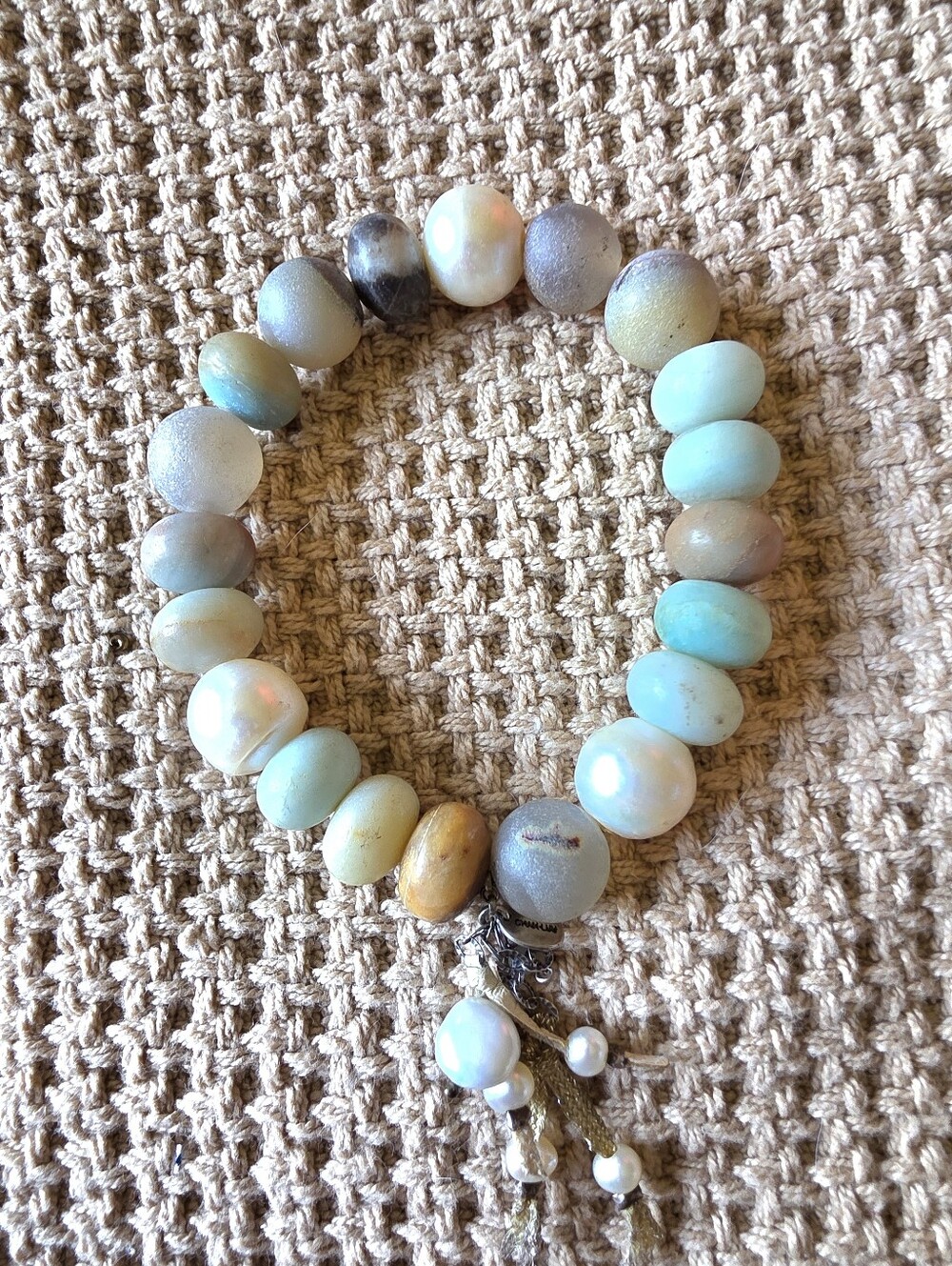 Chan Luu Amazonite Mix Beaded Stretch Bracelet.
